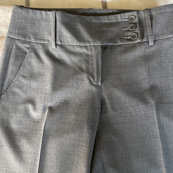 COPY - BCBGMAXAZARIA Tabatha Wide Leg Grey Trouser size 4 - Picture 3 of 7